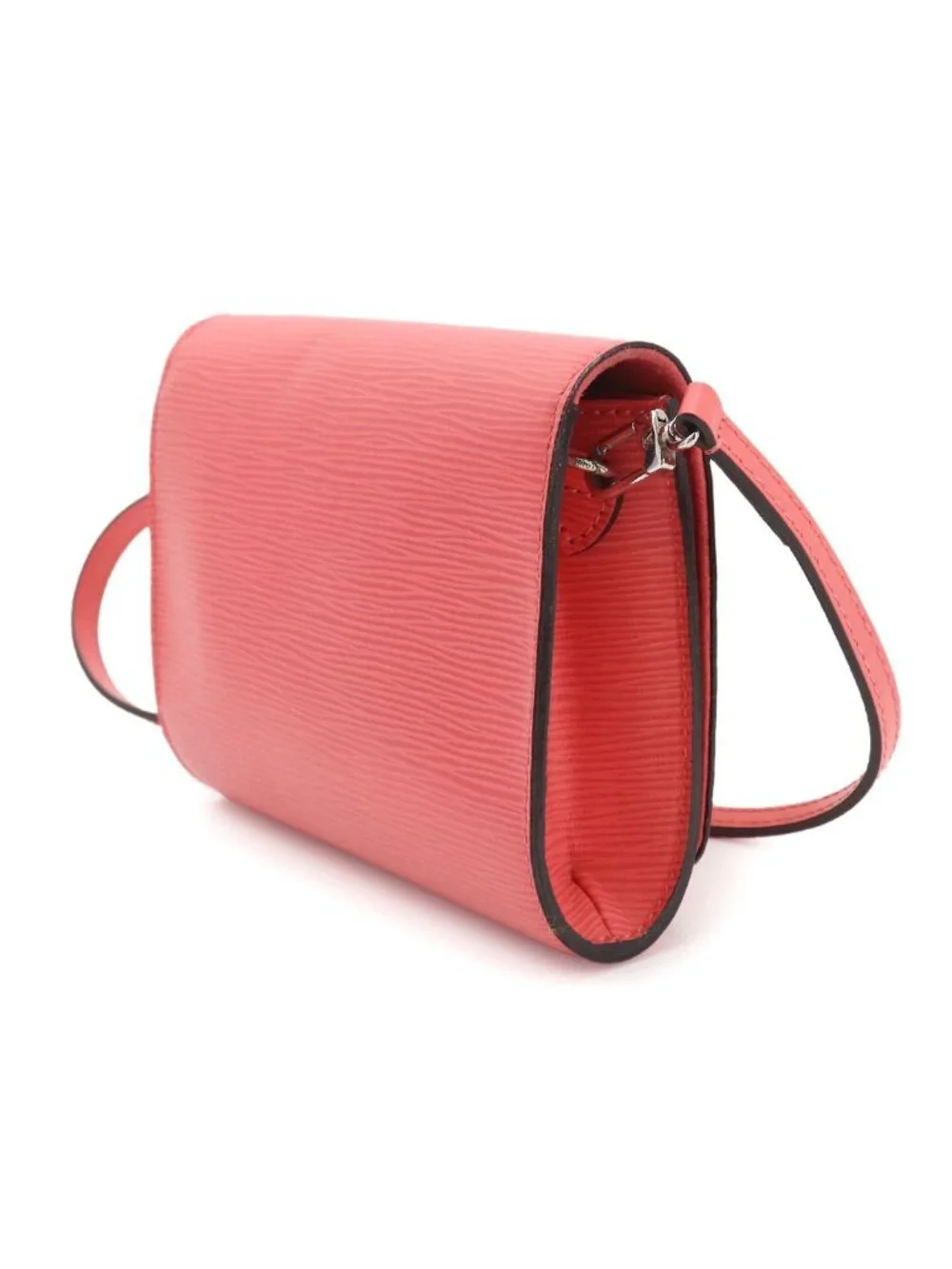Louis Vuitton Epi Pochette PM 2-Way Shoulder Clutch Leather Corail